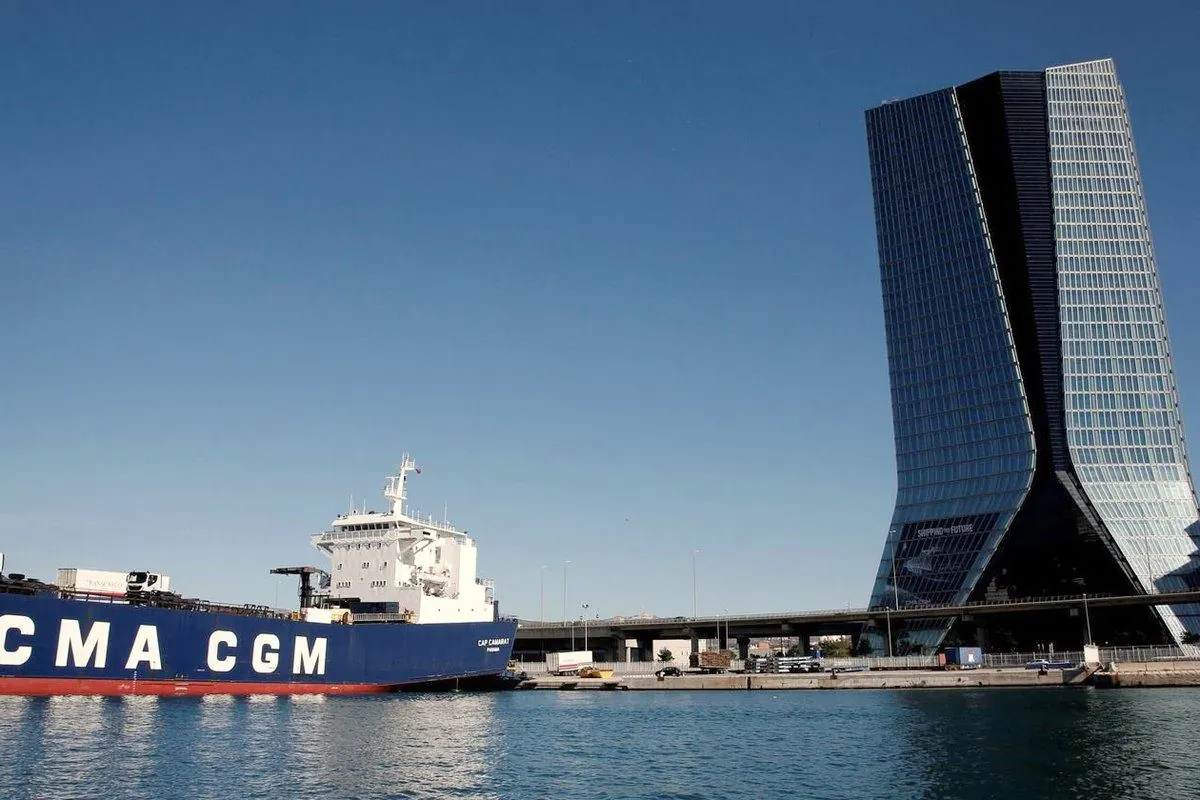 Le site CMA CGM, Marseille